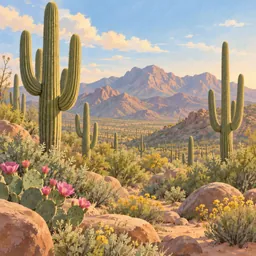 Saguaro stamp