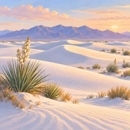 White Sands stamp