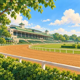 Belmont Park stamp
