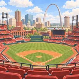 Busch Stadium stamp