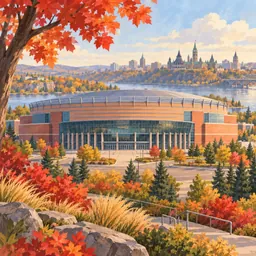 Canadian Tire Centre stamp
