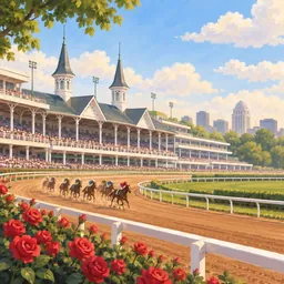 Churchill Downs stamp