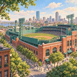 Fenway Park stamp