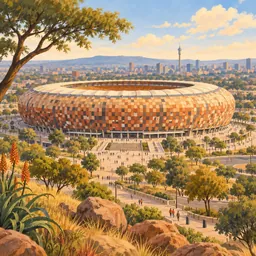 FNB Stadium stamp