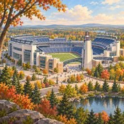 Gillette Stadium stamp