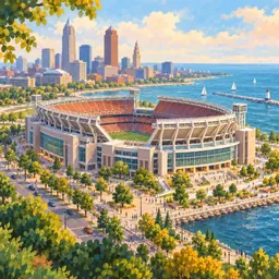 Huntington Bank Field stamp