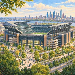 Lincoln Financial Field stamp