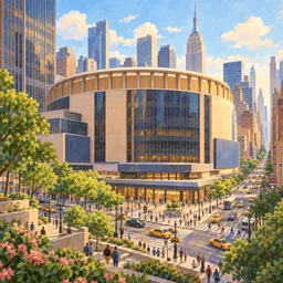 Madison Square Garden stamp