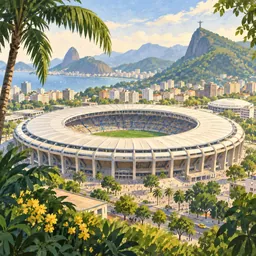 Maracanã stamp