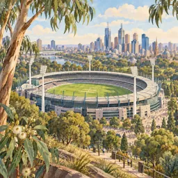 Melbourne Cricket Ground stamp