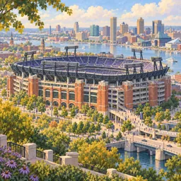 M&T Bank Stadium stamp