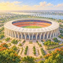 Narendra Modi Stadium stamp