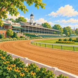Pimlico Race Course stamp