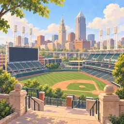 Progressive Field stamp