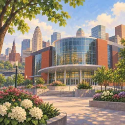 Prudential Center stamp