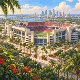 Raymond James Stadium stamp
