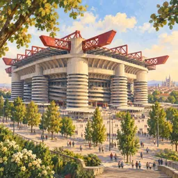 San Siro stamp
