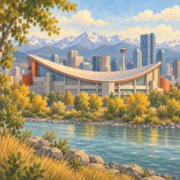 Scotiabank Saddledome stamp