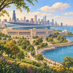 Soldier Field stamp