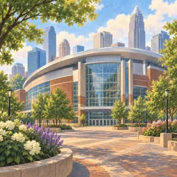 Spectrum Center stamp