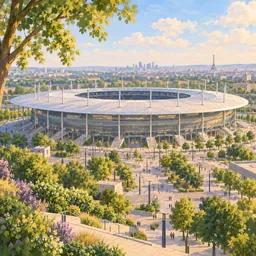 Stade de France stamp