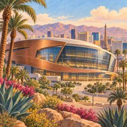 T-Mobile Arena stamp