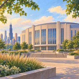 United Center stamp