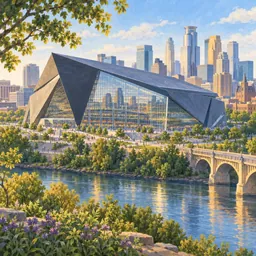 U.S. Bank Stadium stamp
