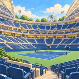 USTA Billie Jean King National Tennis Center stamp