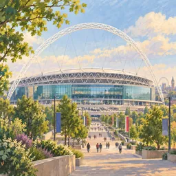 Wembley Stadium stamp
