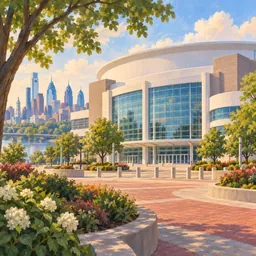 Xfinity Mobile Arena stamp