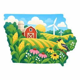 Iowa stamp