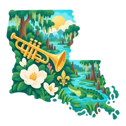 Louisiana stamp
