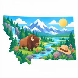 Montana stamp