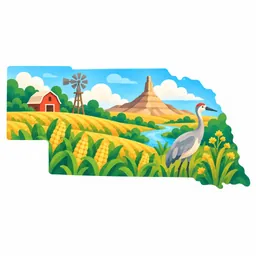 Nebraska stamp