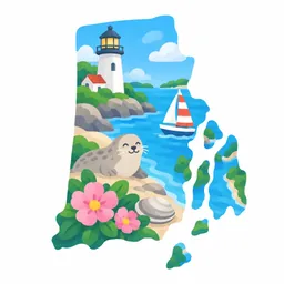 Rhode Island stamp