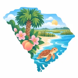 South Carolina stamp