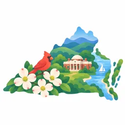 Virginia stamp